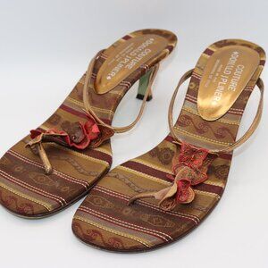 Women's Donald Pilner Couture Sandals Size 8-1/2M